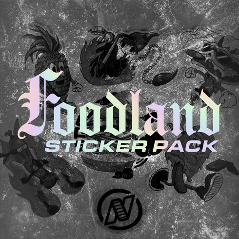 'FOODLAND' Sticker Pack